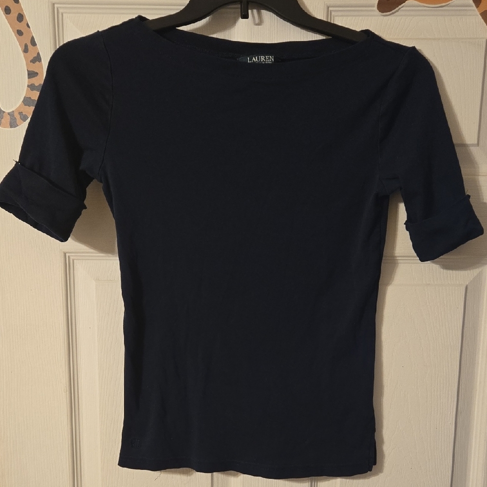 Ralph Lauren Navy Crewneck Tee